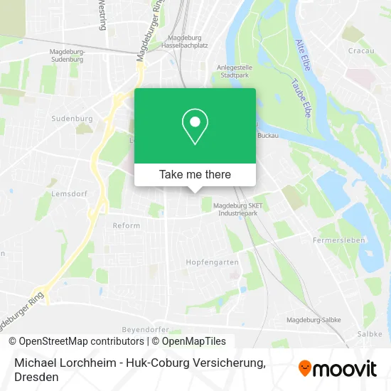 Карта Michael Lorchheim - Huk-Coburg Versicherung