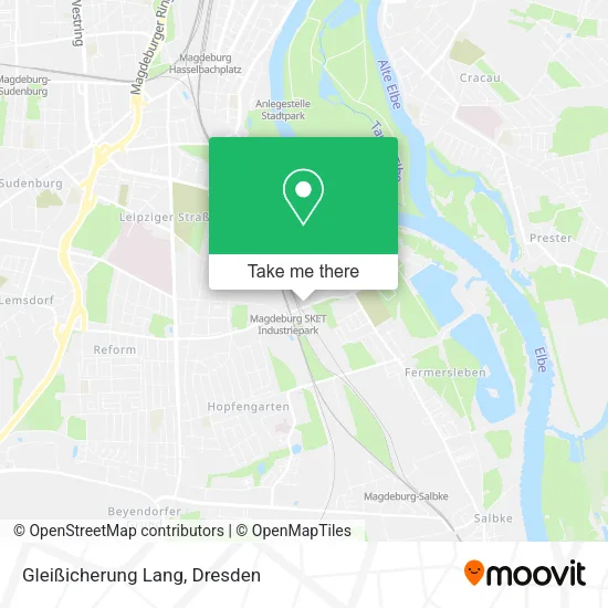 Карта Gleißicherung Lang