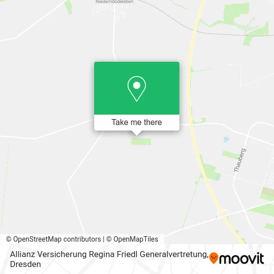 Карта Allianz Versicherung Regina Friedl Generalvertretung