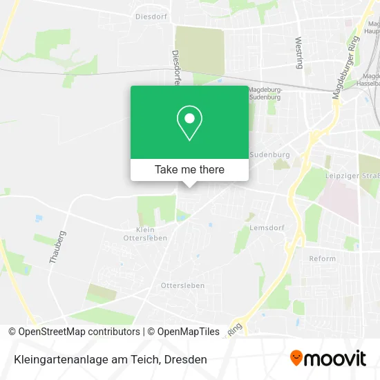 Карта Kleingartenanlage am Teich