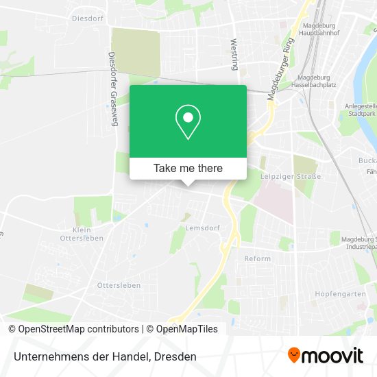 Карта Unternehmens der Handel