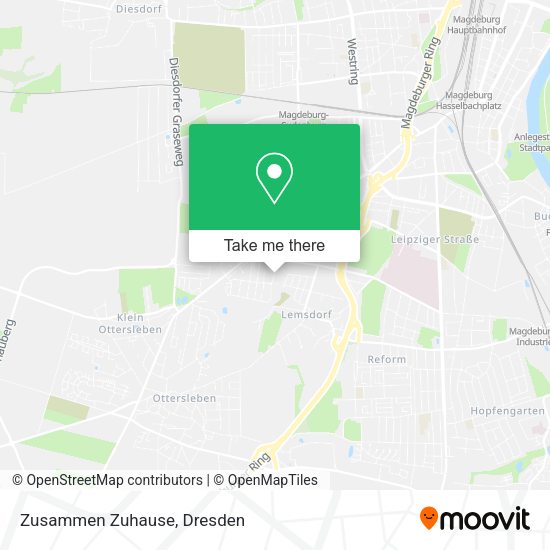 Карта Zusammen Zuhause