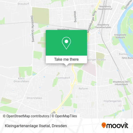 Карта Kleingartenanlage Ilsetal