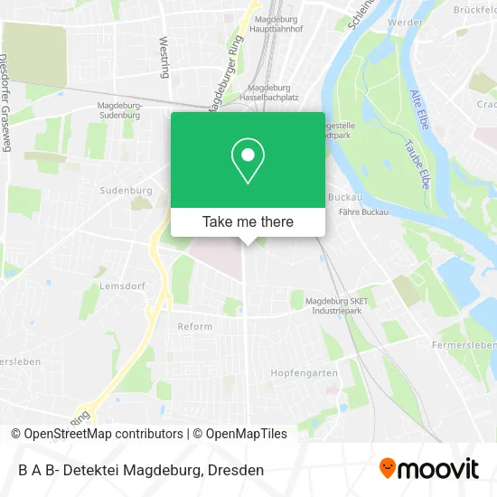 Карта B A B- Detektei Magdeburg