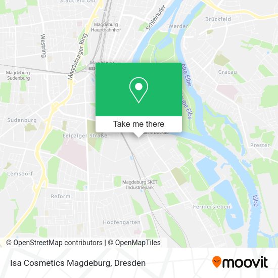 Карта Isa Cosmetics Magdeburg