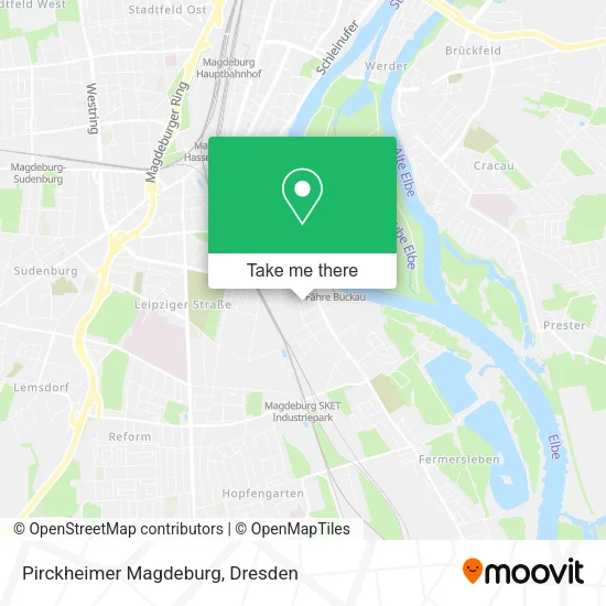 Карта Pirckheimer Magdeburg