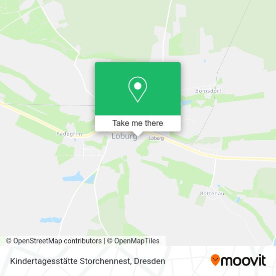 Карта Kindertagesstätte Storchennest