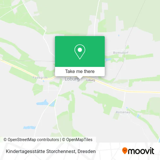 Карта Kindertagesstätte Storchennest