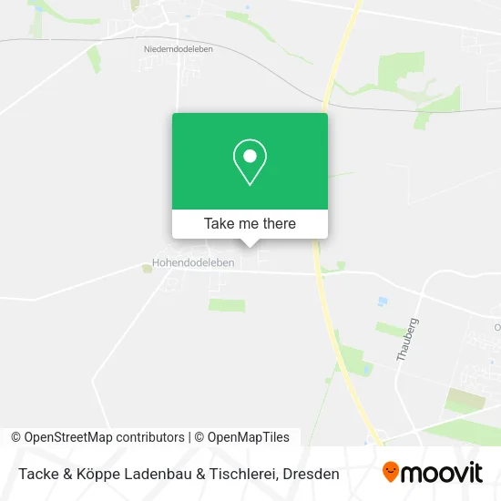 Карта Tacke & Köppe Ladenbau & Tischlerei