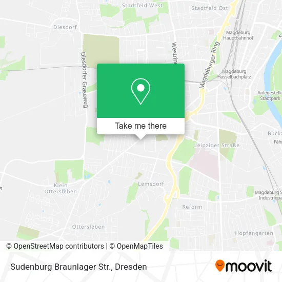Карта Sudenburg Braunlager Str.
