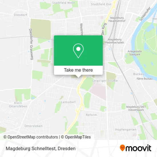 Карта Magdeburg Schnelltest