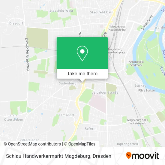 Карта Schlau Handwerkermarkt Magdeburg