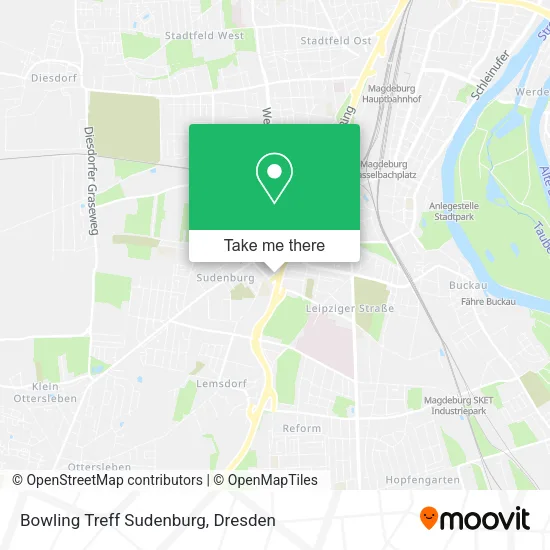 Карта Bowling Treff Sudenburg