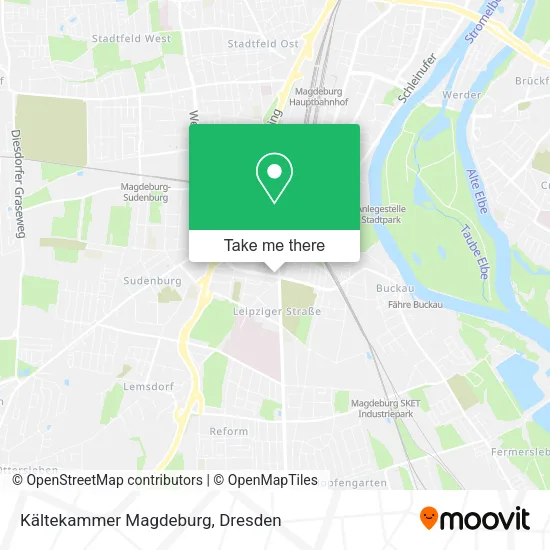 Карта Kältekammer Magdeburg