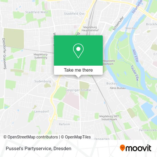 Карта Pussel's Partyservice