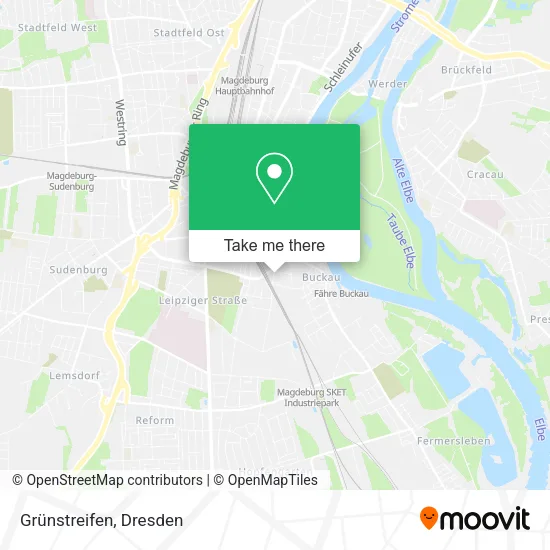 Карта Grünstreifen