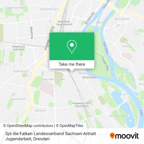 Карта Sjd die Falken Landesverband Sachsen-Anhalt Jugendarbeit