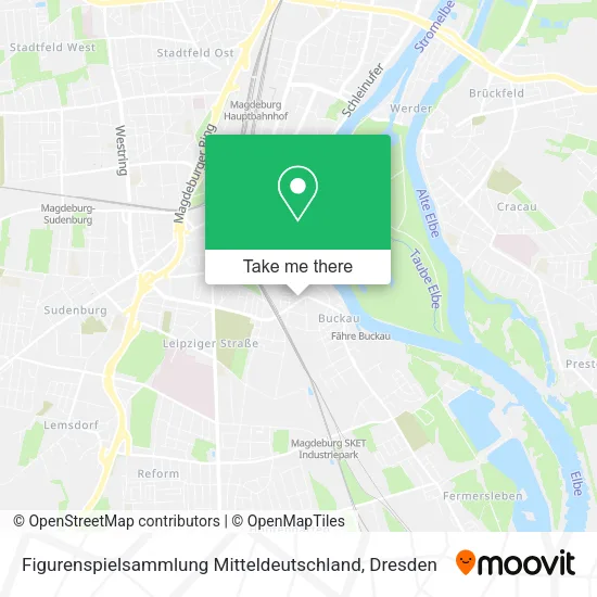 Карта Figurenspielsammlung Mitteldeutschland