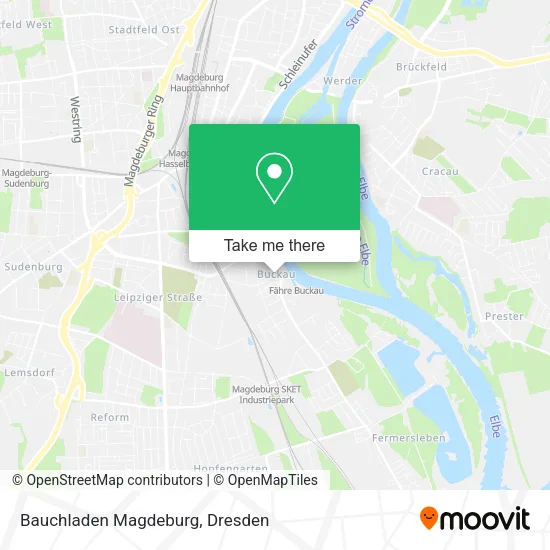 Карта Bauchladen Magdeburg