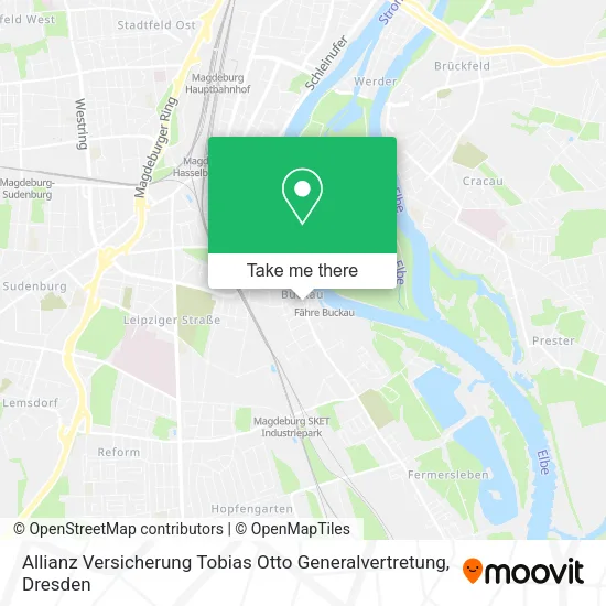 Карта Allianz Versicherung Tobias Otto Generalvertretung