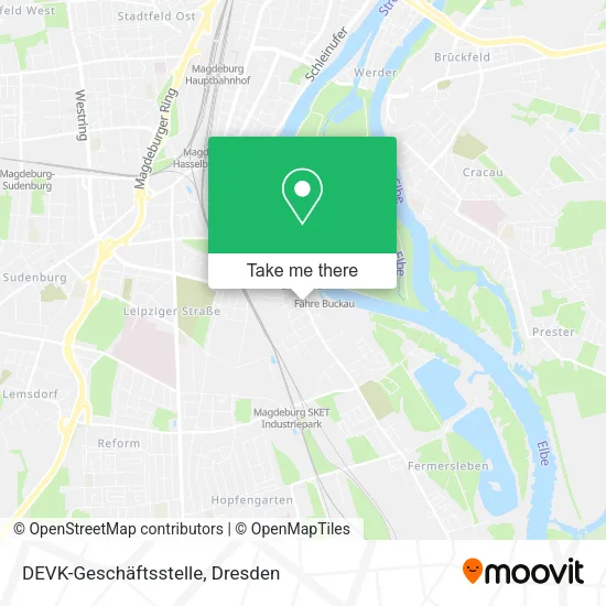 Карта DEVK-Geschäftsstelle