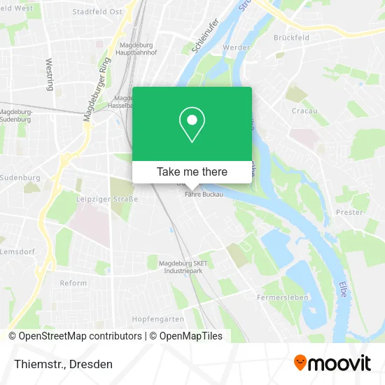 Карта Thiemstr.