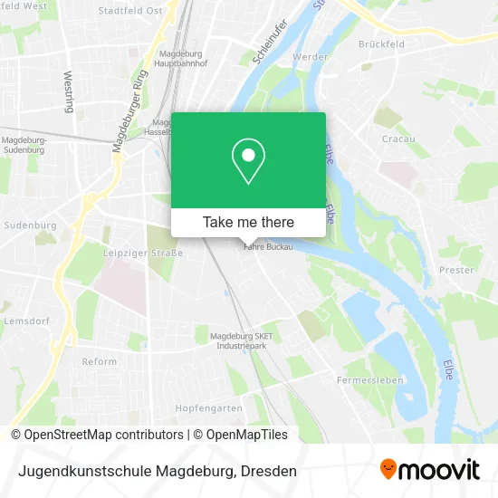 Карта Jugendkunstschule Magdeburg