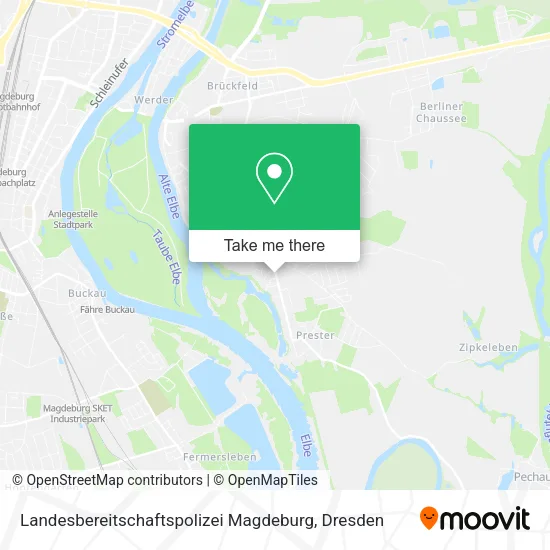 Карта Landesbereitschaftspolizei Magdeburg