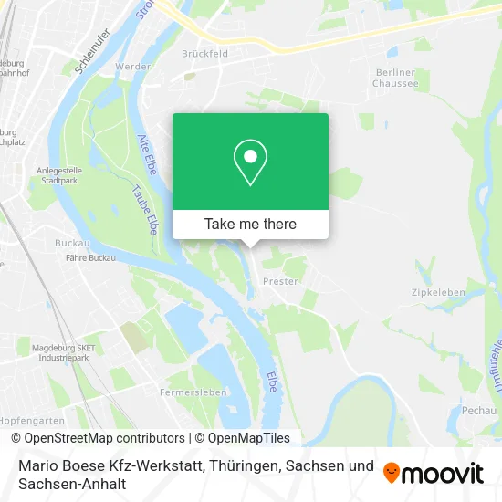 Карта Mario Boese Kfz-Werkstatt