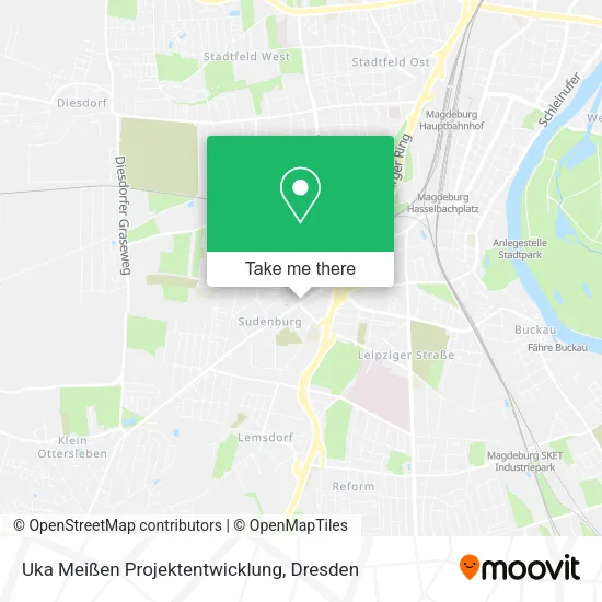 Карта Uka Meißen Projektentwicklung