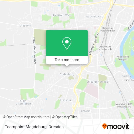 Карта Teampoint Magdeburg