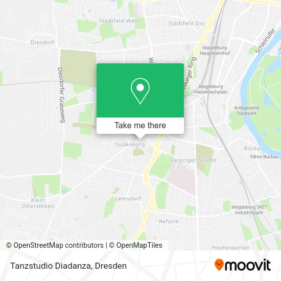 Карта Tanzstudio Diadanza
