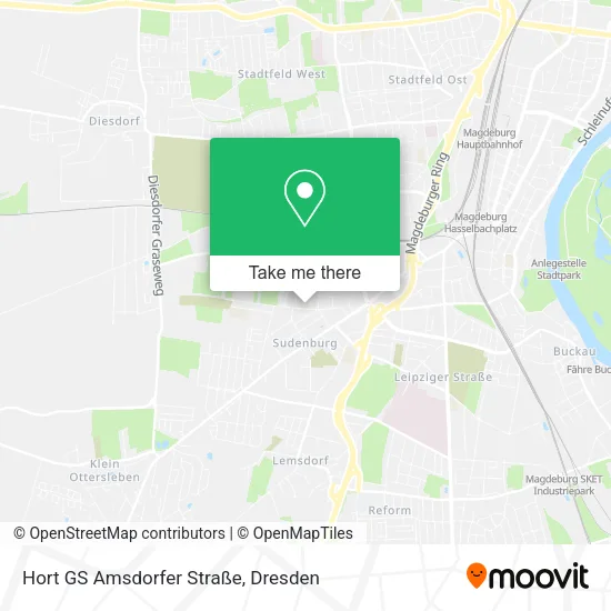 Карта Hort GS Amsdorfer Straße