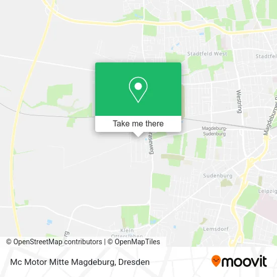 Карта Mc Motor Mitte Magdeburg