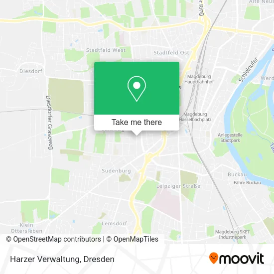 Карта Harzer Verwaltung