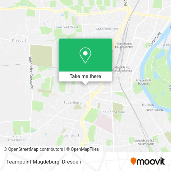 Карта Teampoint Magdeburg