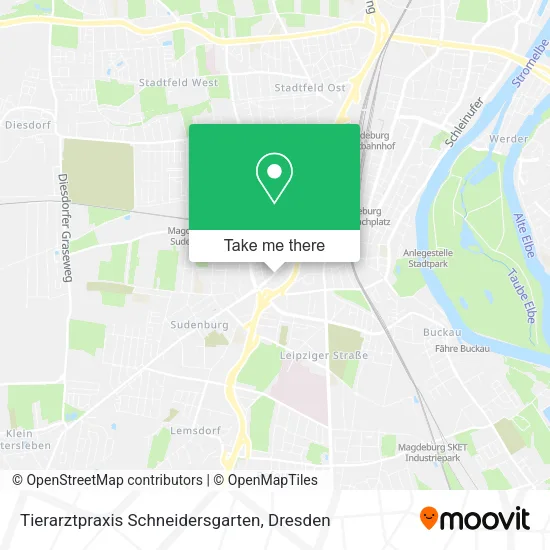 Карта Tierarztpraxis Schneidersgarten