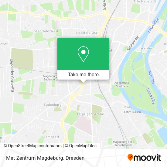 Карта Met Zentrum Magdeburg