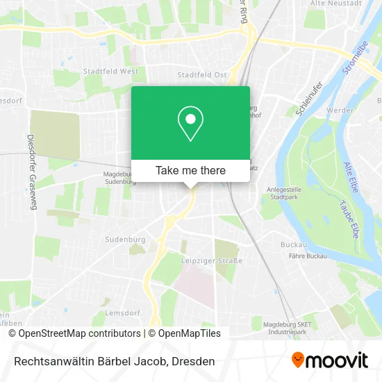 Карта Rechtsanwältin Bärbel Jacob