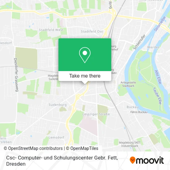 Карта Csc- Computer- und Schulungscenter Gebr. Fett