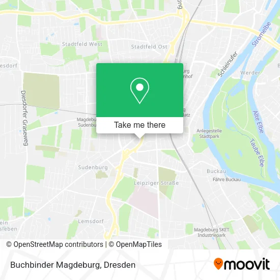 Карта Buchbinder Magdeburg