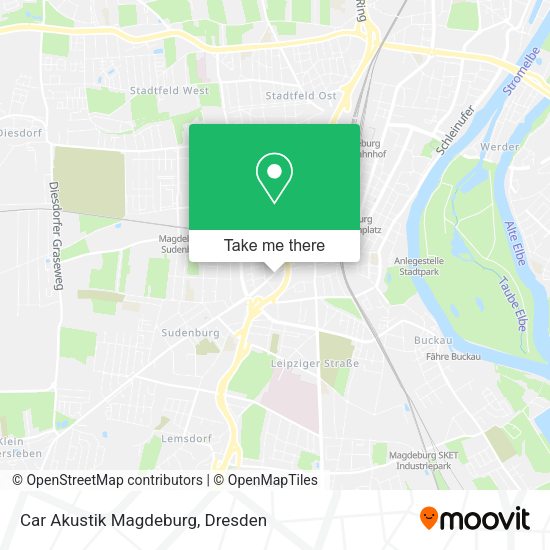 Карта Car Akustik Magdeburg