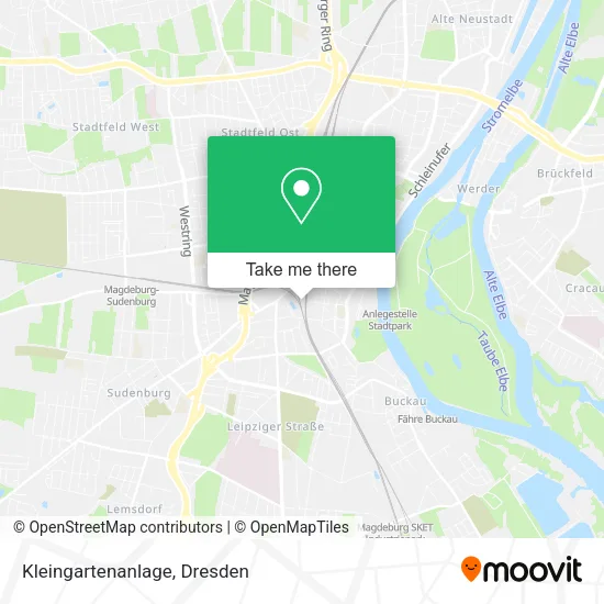 Карта Kleingartenanlage