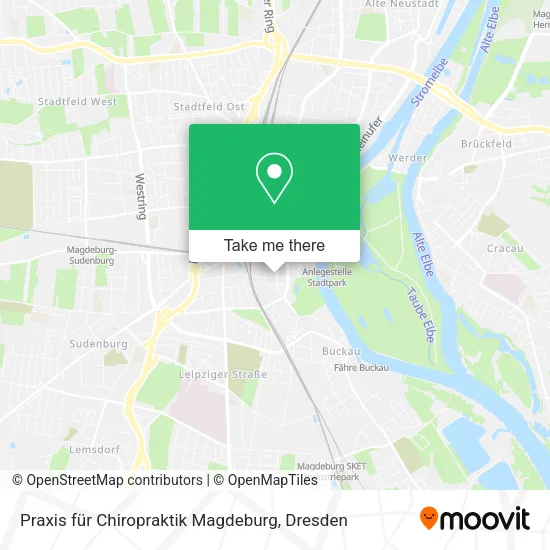 Карта Praxis für Chiropraktik Magdeburg