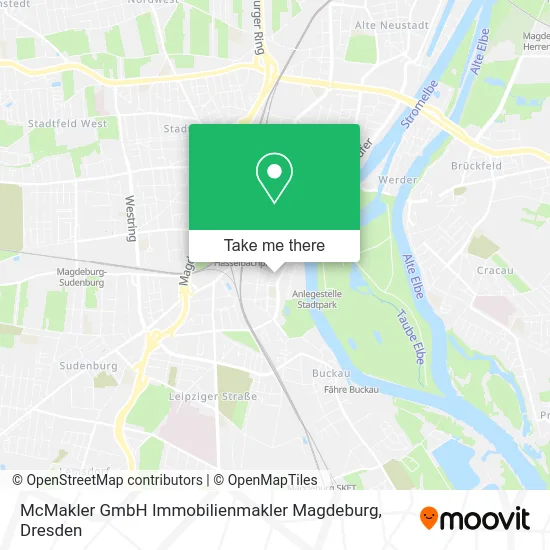 Карта McMakler GmbH Immobilienmakler Magdeburg