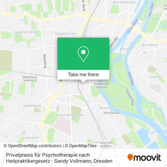 Карта Privatpraxis für Psychotherapie nach Heilpraktikergesetz - Sandy Vollmann
