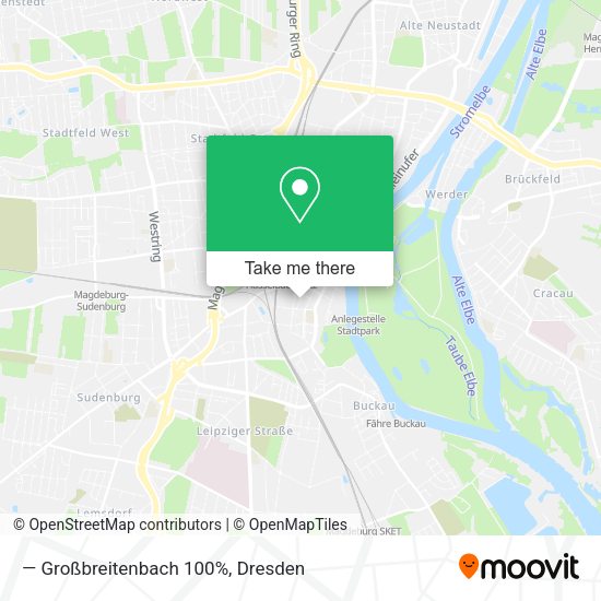 Карта — Großbreitenbach 100%