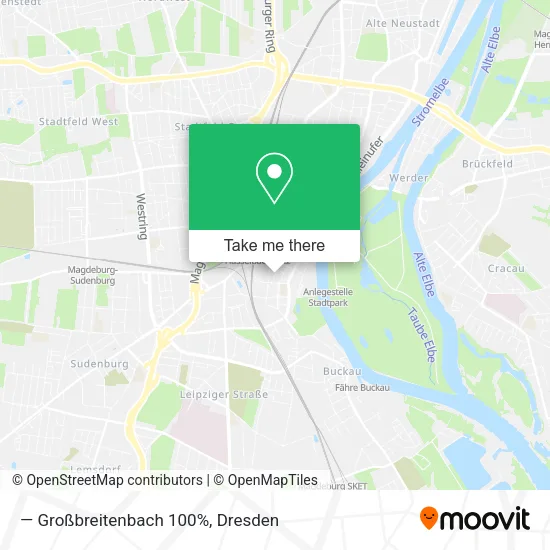 Карта — Großbreitenbach 100%