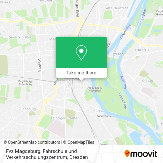Fvz Magdeburg, Fahrschule und Verkehrsschulungszentrum map