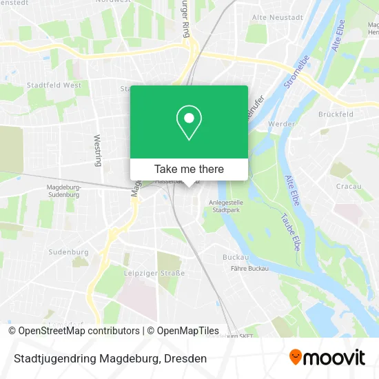 Карта Stadtjugendring Magdeburg